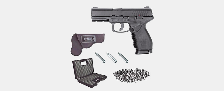 Modelos de armas de airsoft - Pistola Co2 Taurus PT 24/7 4.5mm - Kwc + Coldre + Maleta + Esfera + 3 Cilindro |  Blog Tubarão Center