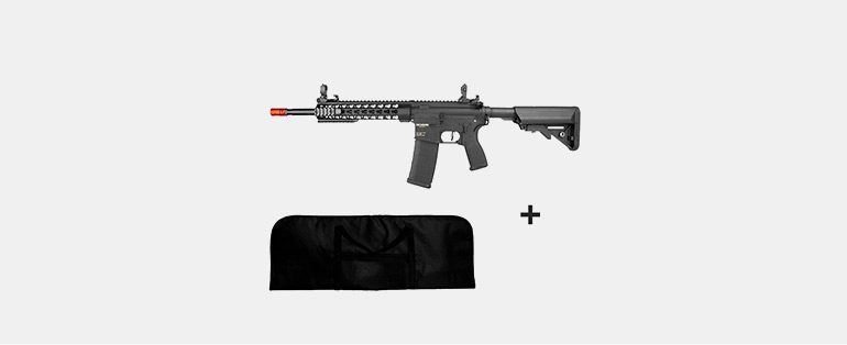 funções dos jogadores de airsoft | Rifle de Airsoft AR15 Neptune Keymod 10" Elétrico 6mm - Rossi + Capa | Blog Tubarão