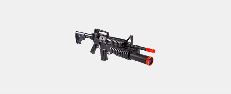 funções dos jogadores de airsoft | Rifle de Airsoft M4A1 M813 AEG com Shotgun - Double Eagle | Blog Tubarão